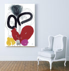 Jeux de Corps VI by Helene Crecent on GIANT ART - red abstract