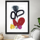 Jeux de Corps VI by Helene Crecent on GIANT ART - red abstract