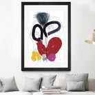 Jeux de Corps VI by Helene Crecent on GIANT ART - red abstract