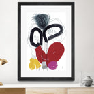 Jeux de Corps VI by Helene Crecent on GIANT ART - red abstract