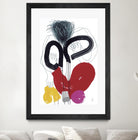 Jeux de Corps VI by Helene Crecent on GIANT ART - red abstract