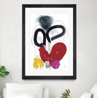 Jeux de Corps VI by Helene Crecent on GIANT ART - red abstract