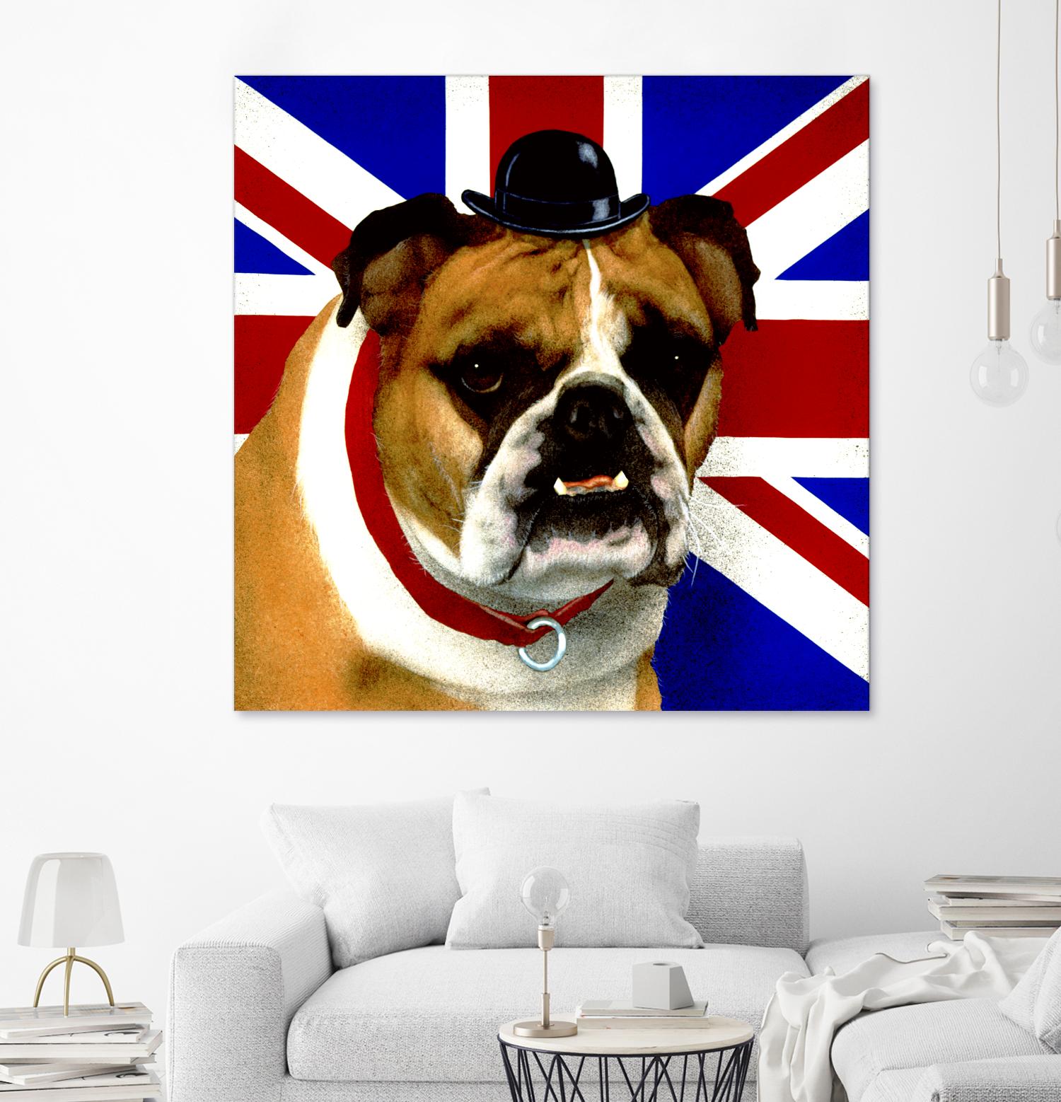 Bully by Will Bullas on GIANT ART - blue animals