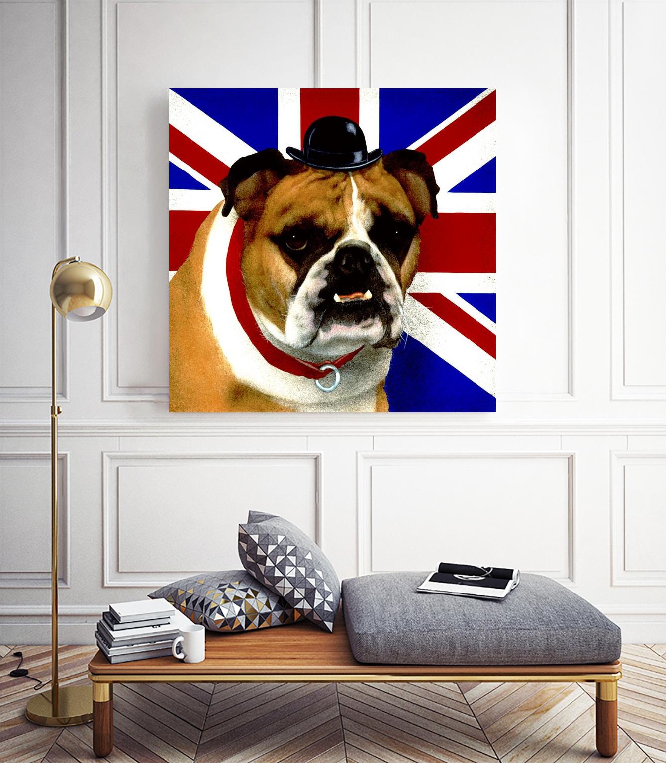 Bully by Will Bullas on GIANT ART - blue animals