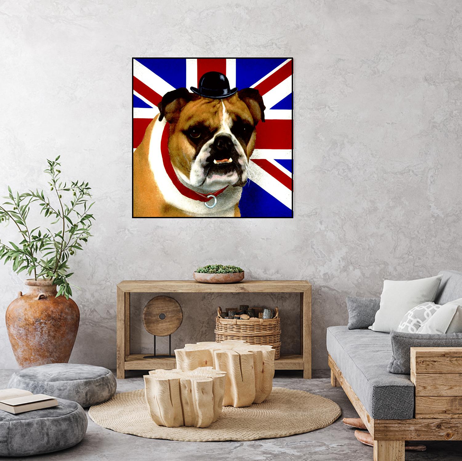 Bully by Will Bullas on GIANT ART - blue animals