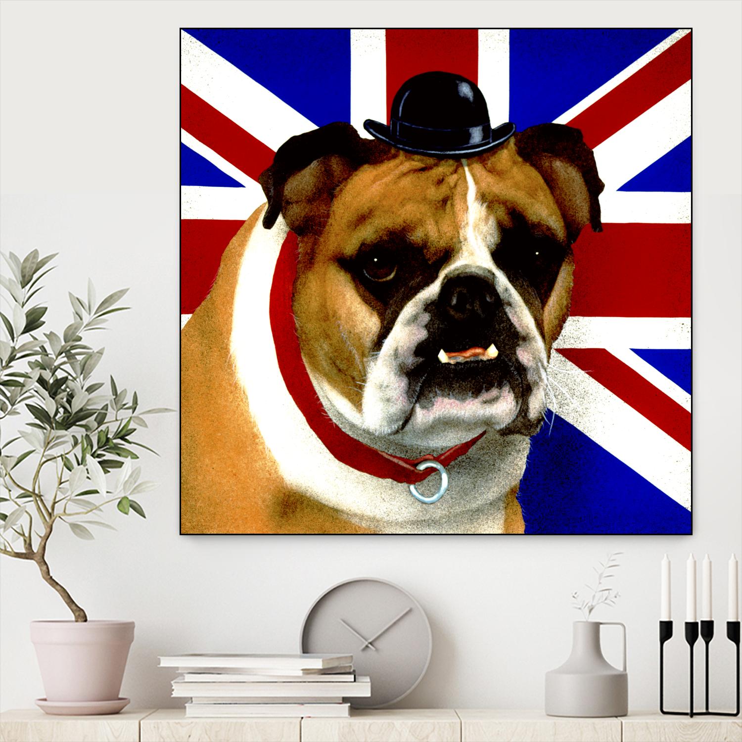 Bully by Will Bullas on GIANT ART - blue animals