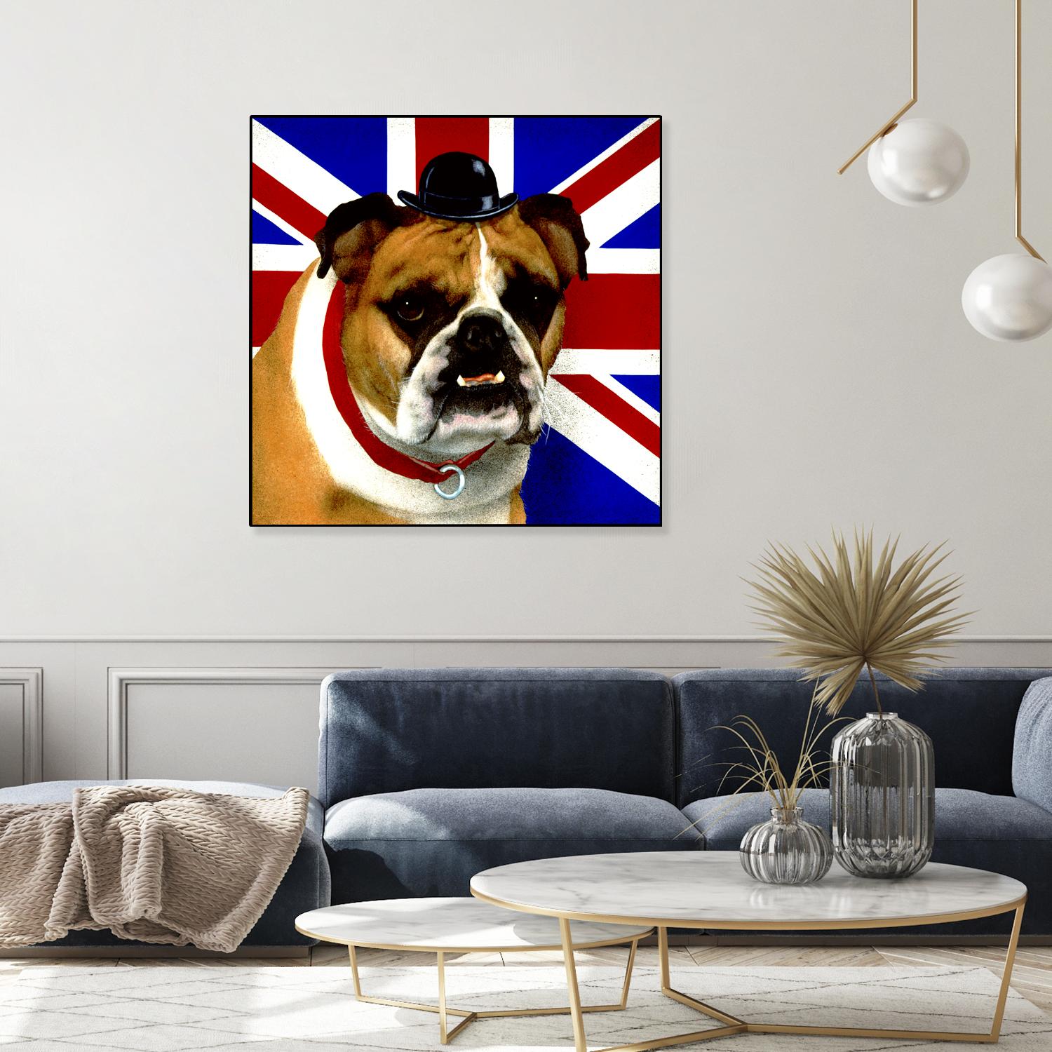 Bully by Will Bullas on GIANT ART - blue animals