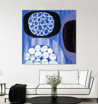 New Beginning I by Mary Calkins on GIANT ART - purple abstract