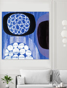 New Beginning I by Mary Calkins on GIANT ART - purple abstract