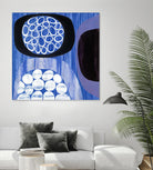 New Beginning I by Mary Calkins on GIANT ART - purple abstract