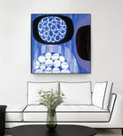 New Beginning I by Mary Calkins on GIANT ART - purple abstract