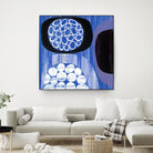 New Beginning I by Mary Calkins on GIANT ART - purple abstract