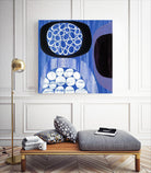 New Beginning I by Mary Calkins on GIANT ART - purple abstract