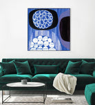 New Beginning I by Mary Calkins on GIANT ART - purple abstract