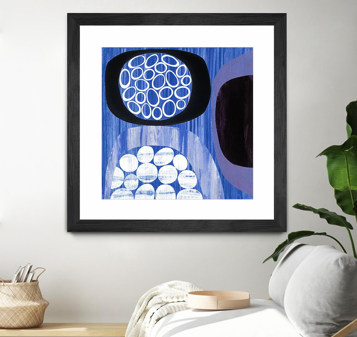 New Beginning I by Mary Calkins on GIANT ART - purple abstract