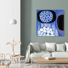 New Beginning I by Mary Calkins on GIANT ART - purple abstract