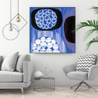 New Beginning I by Mary Calkins on GIANT ART - purple abstract