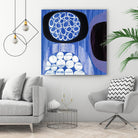 New Beginning I by Mary Calkins on GIANT ART - purple abstract