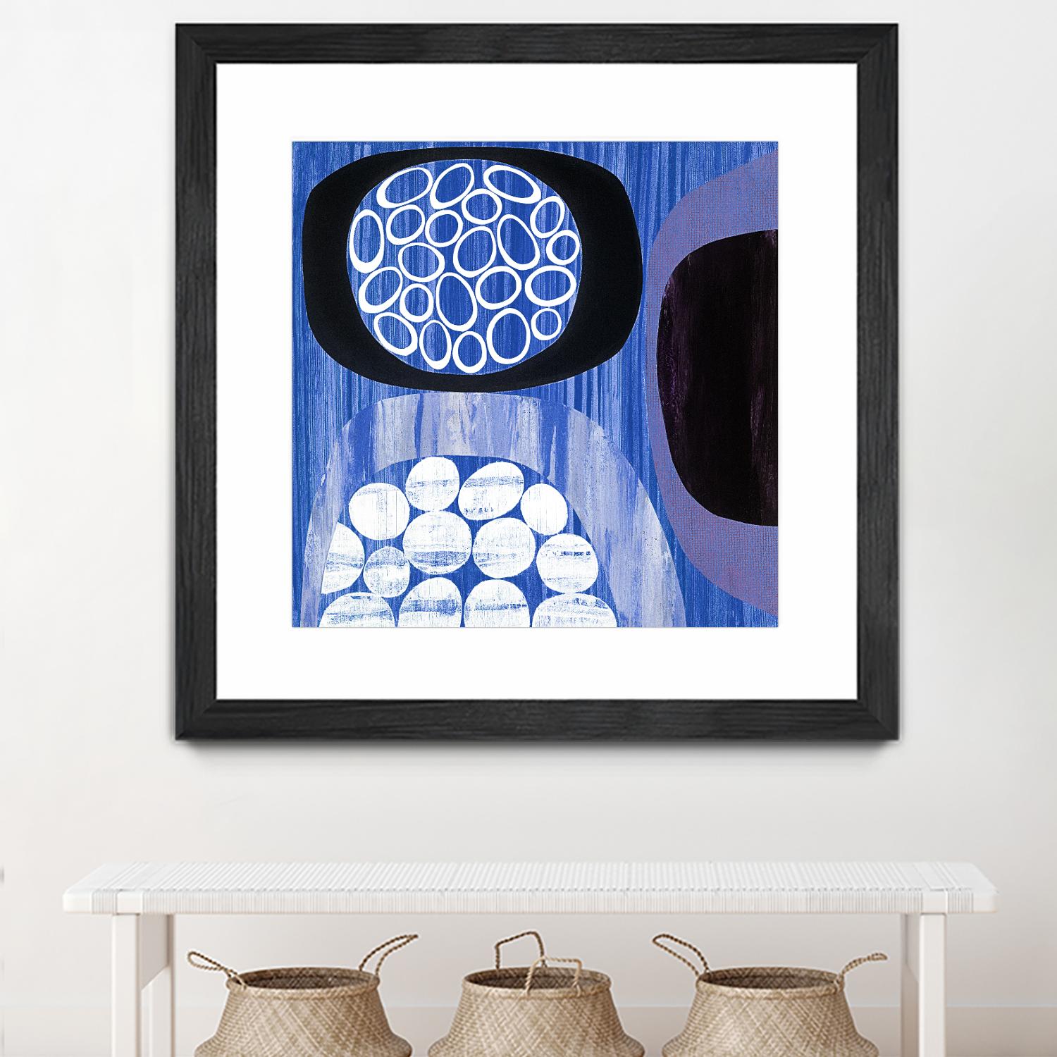 New Beginning I by Mary Calkins on GIANT ART - purple abstract