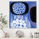 New Beginning I by Mary Calkins on GIANT ART - purple abstract