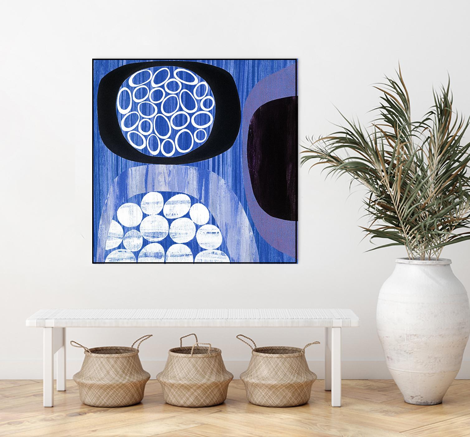 New Beginning I by Mary Calkins on GIANT ART - purple abstract