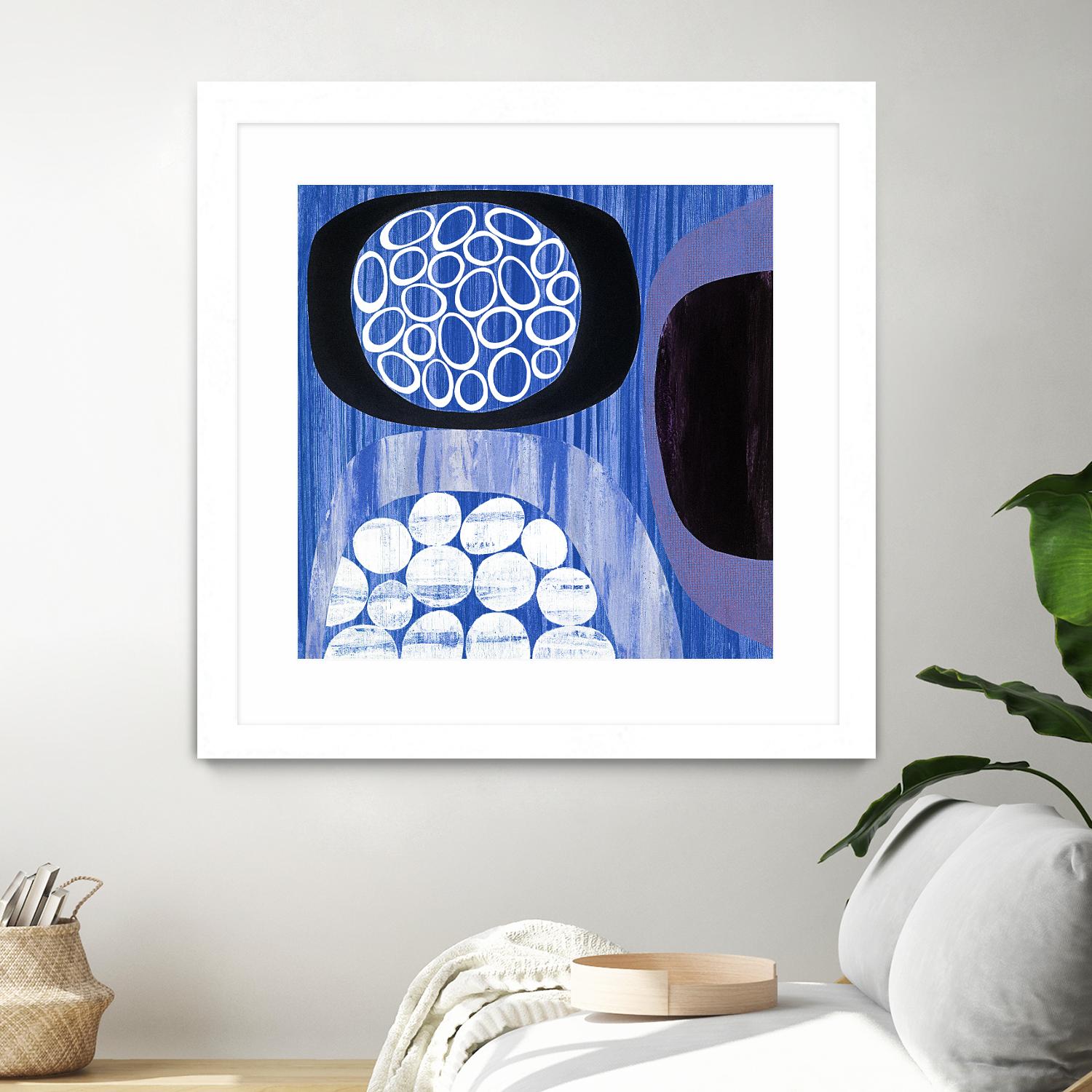 New Beginning I by Mary Calkins on GIANT ART - purple abstract