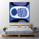 New Beginning II by Mary Calkins on GIANT ART - purple abstract