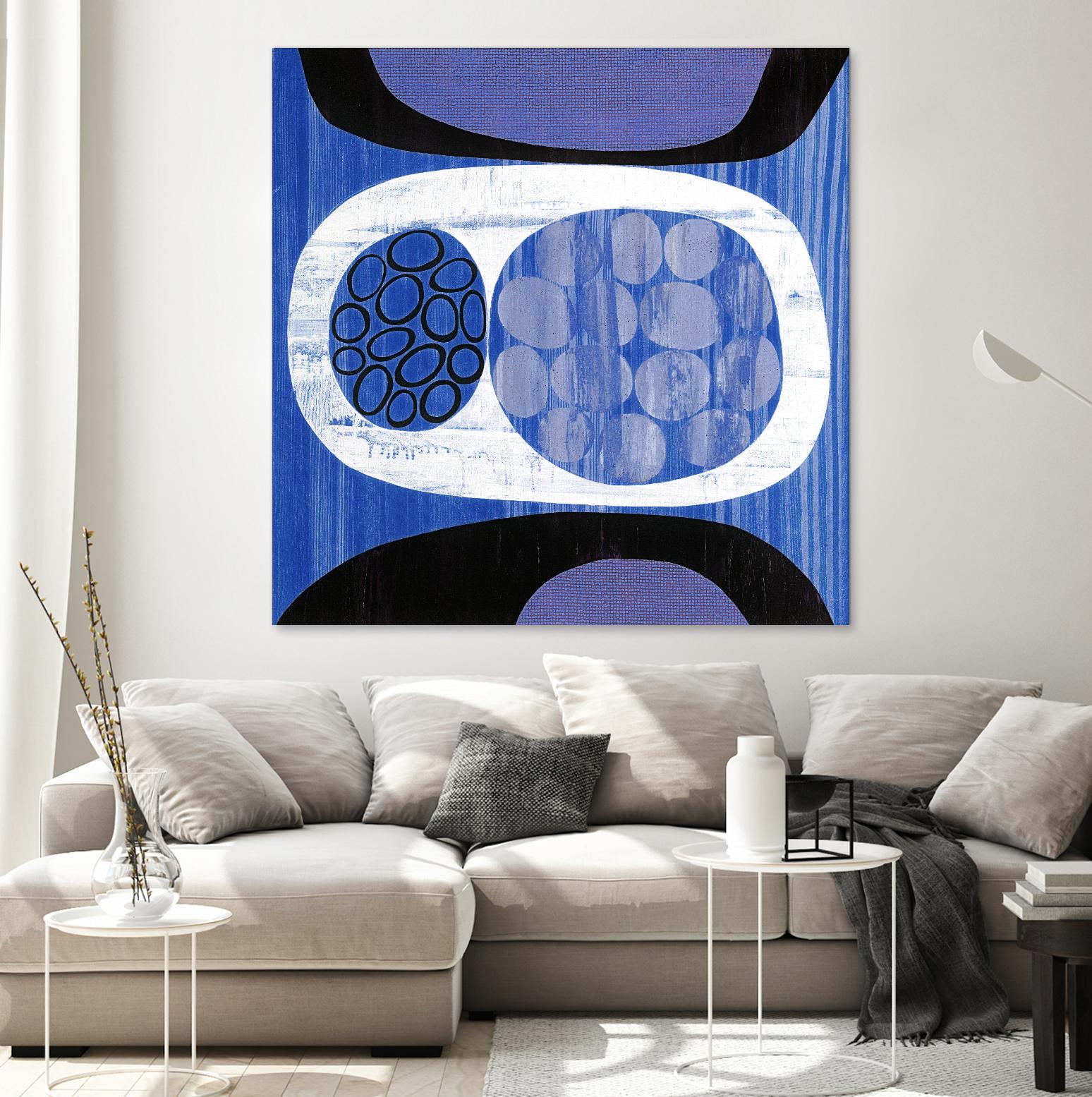 New Beginning II by Mary Calkins on GIANT ART - purple abstract