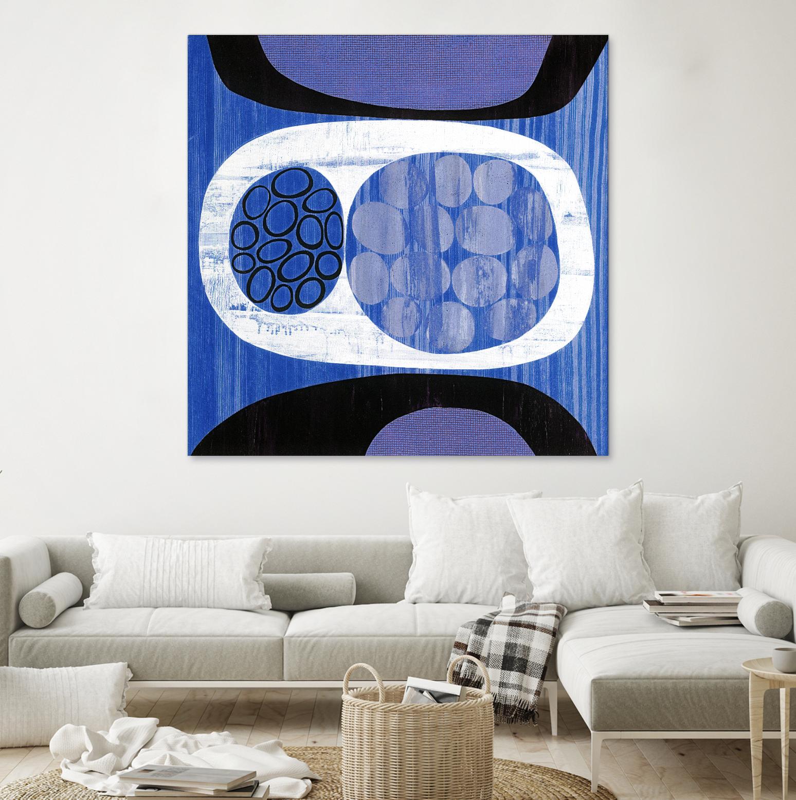 New Beginning II by Mary Calkins on GIANT ART - purple abstract