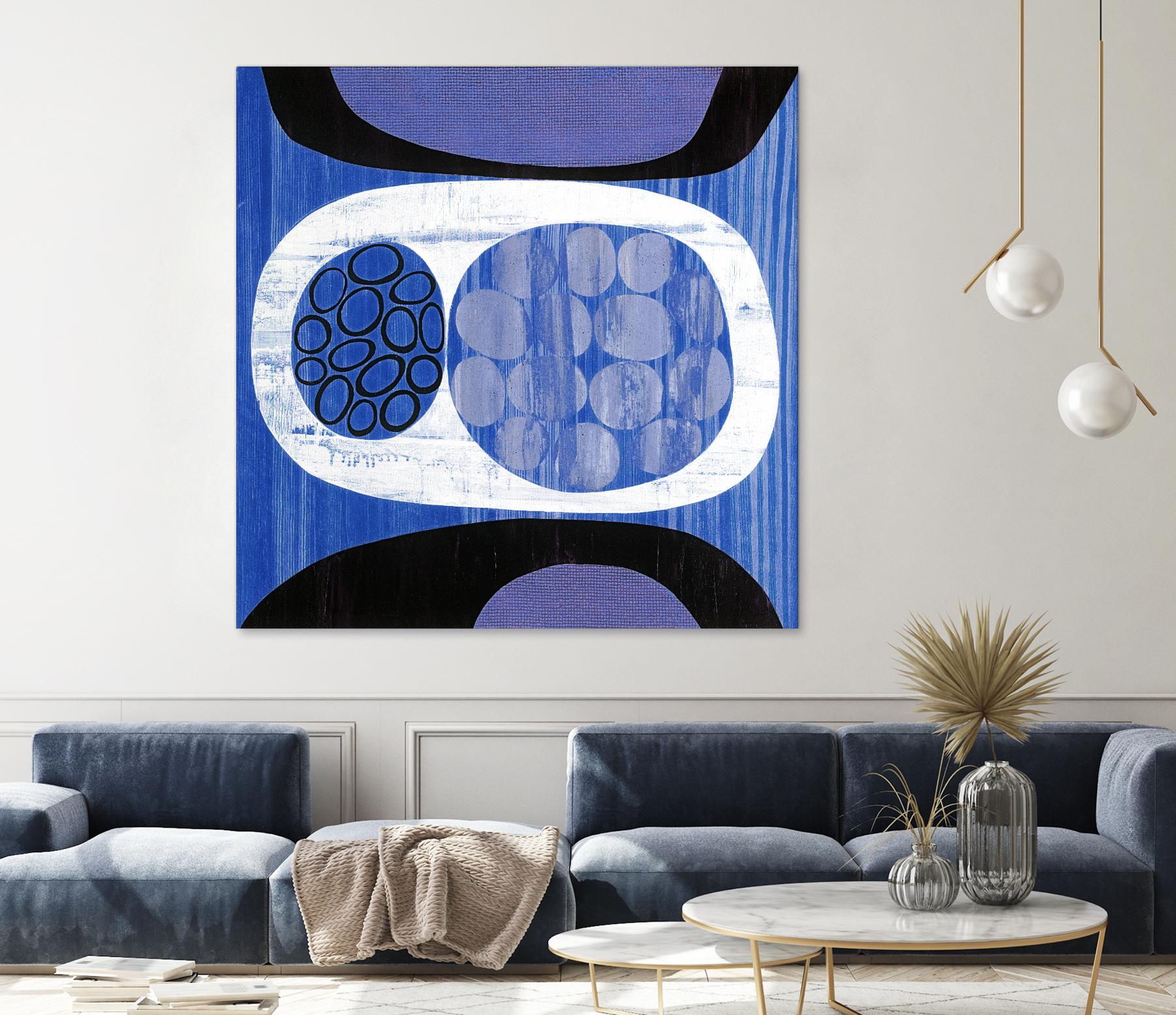 New Beginning II by Mary Calkins on GIANT ART - purple abstract