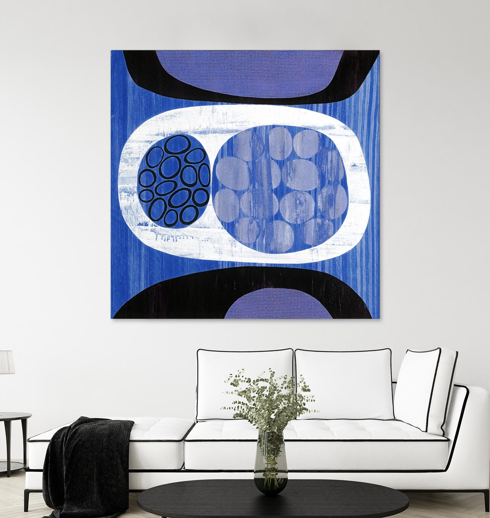 New Beginning II by Mary Calkins on GIANT ART - purple abstract