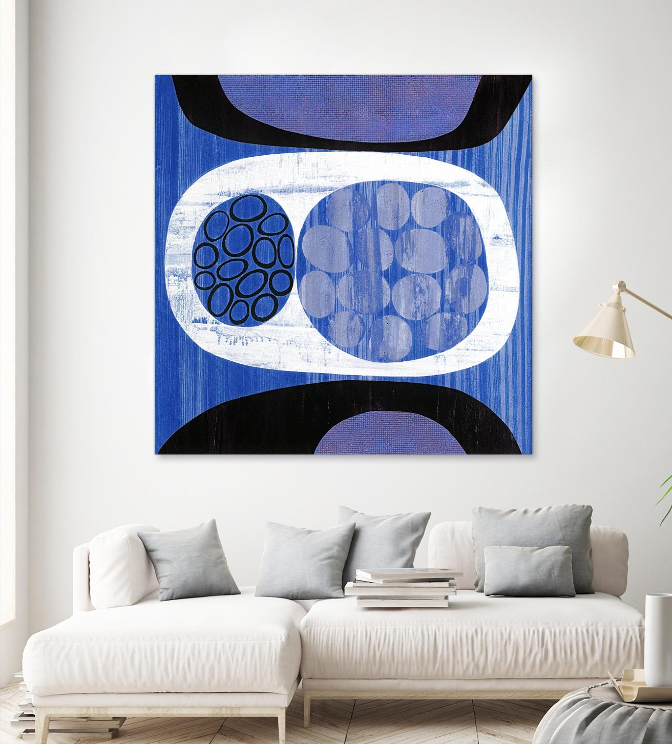 New Beginning II by Mary Calkins on GIANT ART - purple abstract