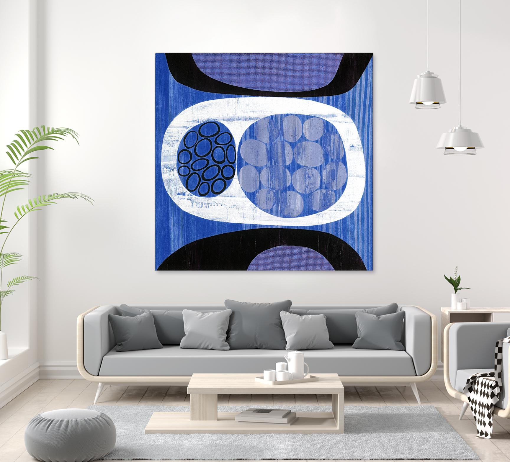 New Beginning II by Mary Calkins on GIANT ART - purple abstract