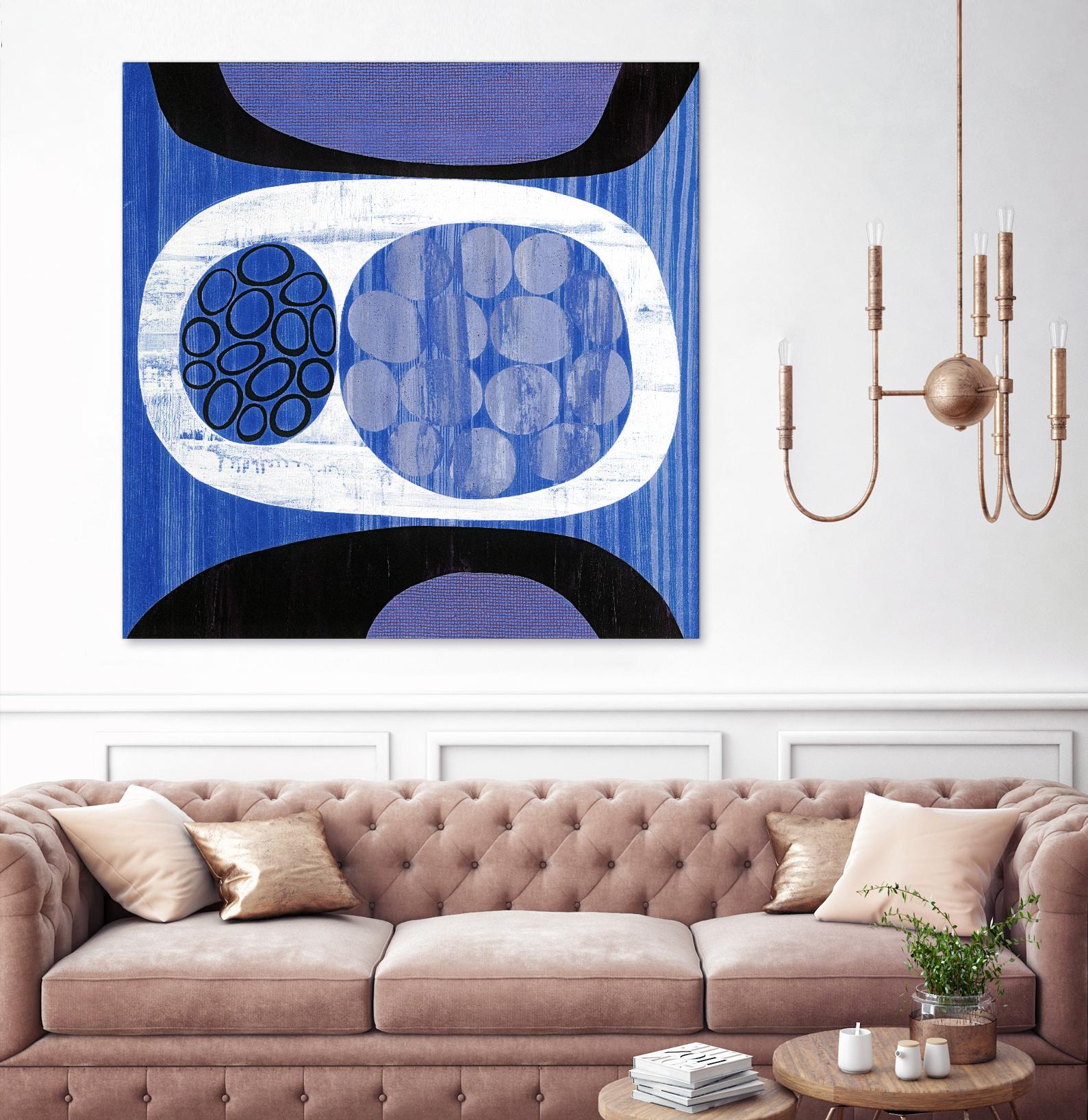 New Beginning II by Mary Calkins on GIANT ART - purple abstract