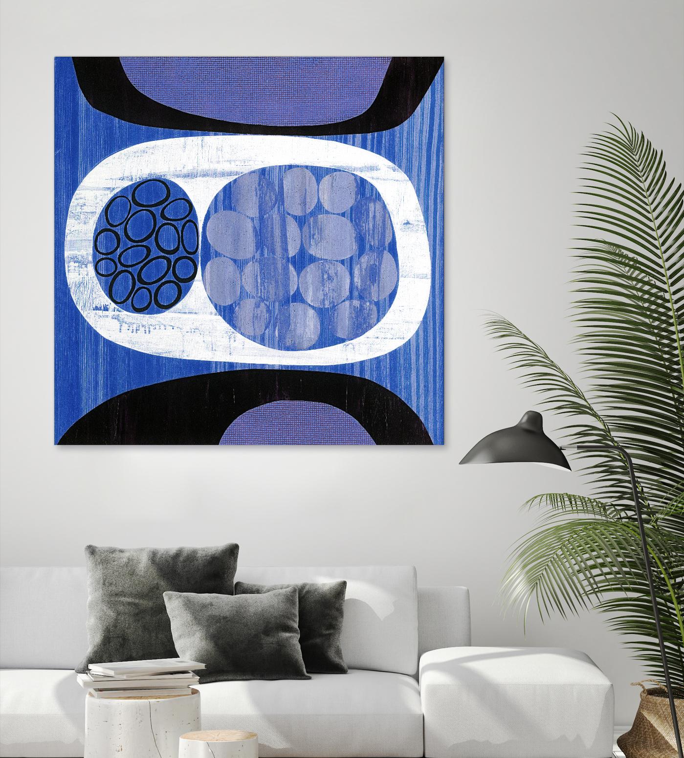 New Beginning II by Mary Calkins on GIANT ART - purple abstract