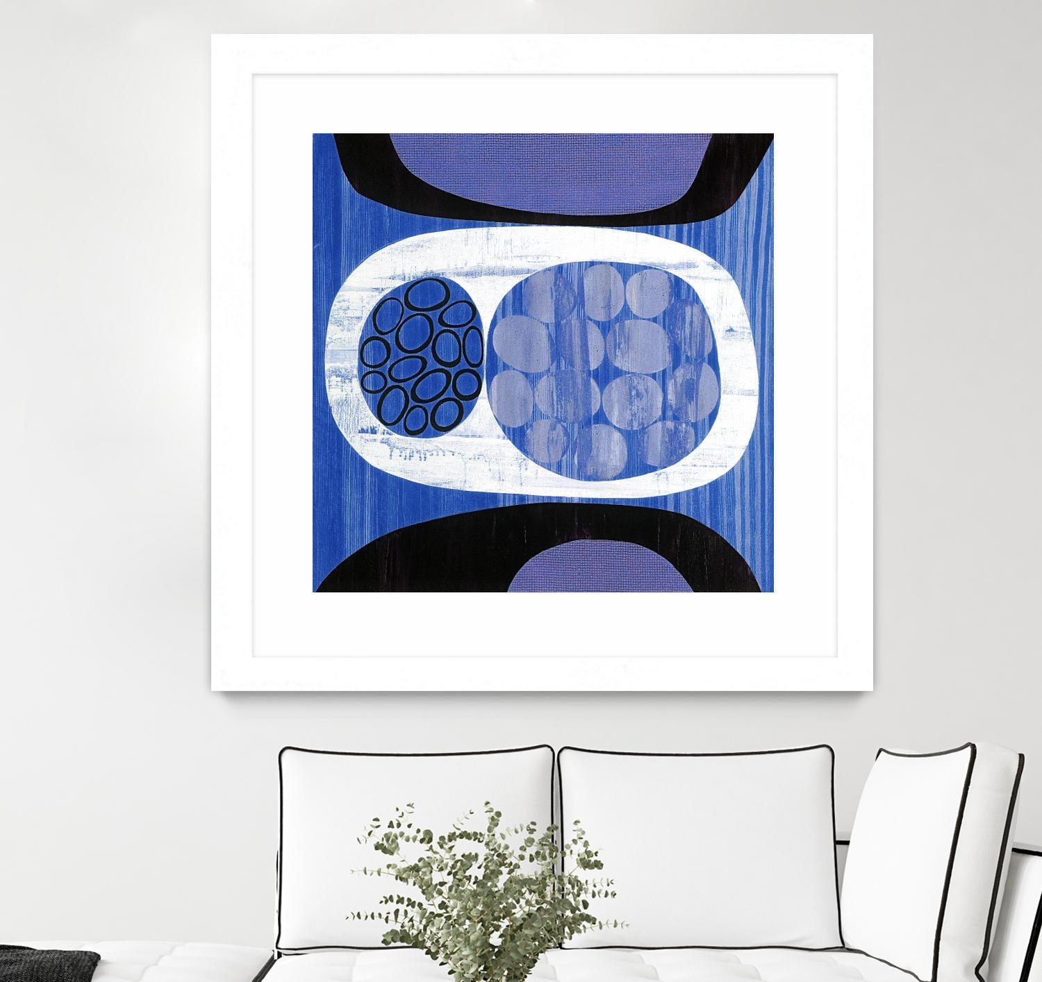 New Beginning II by Mary Calkins on GIANT ART - purple abstract