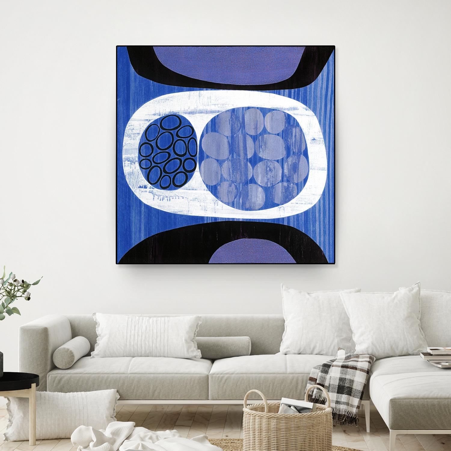 New Beginning II by Mary Calkins on GIANT ART - purple abstract