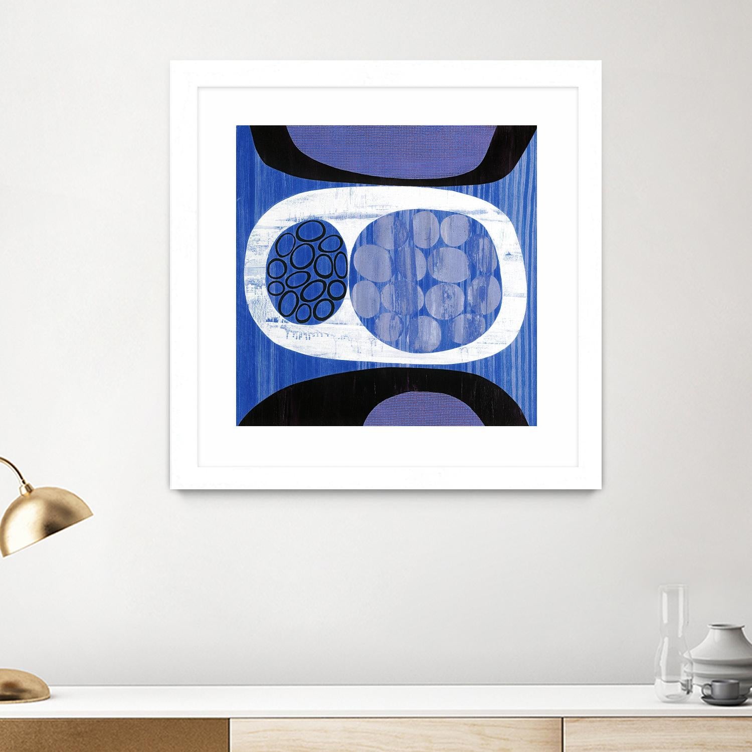 New Beginning II by Mary Calkins on GIANT ART - purple abstract