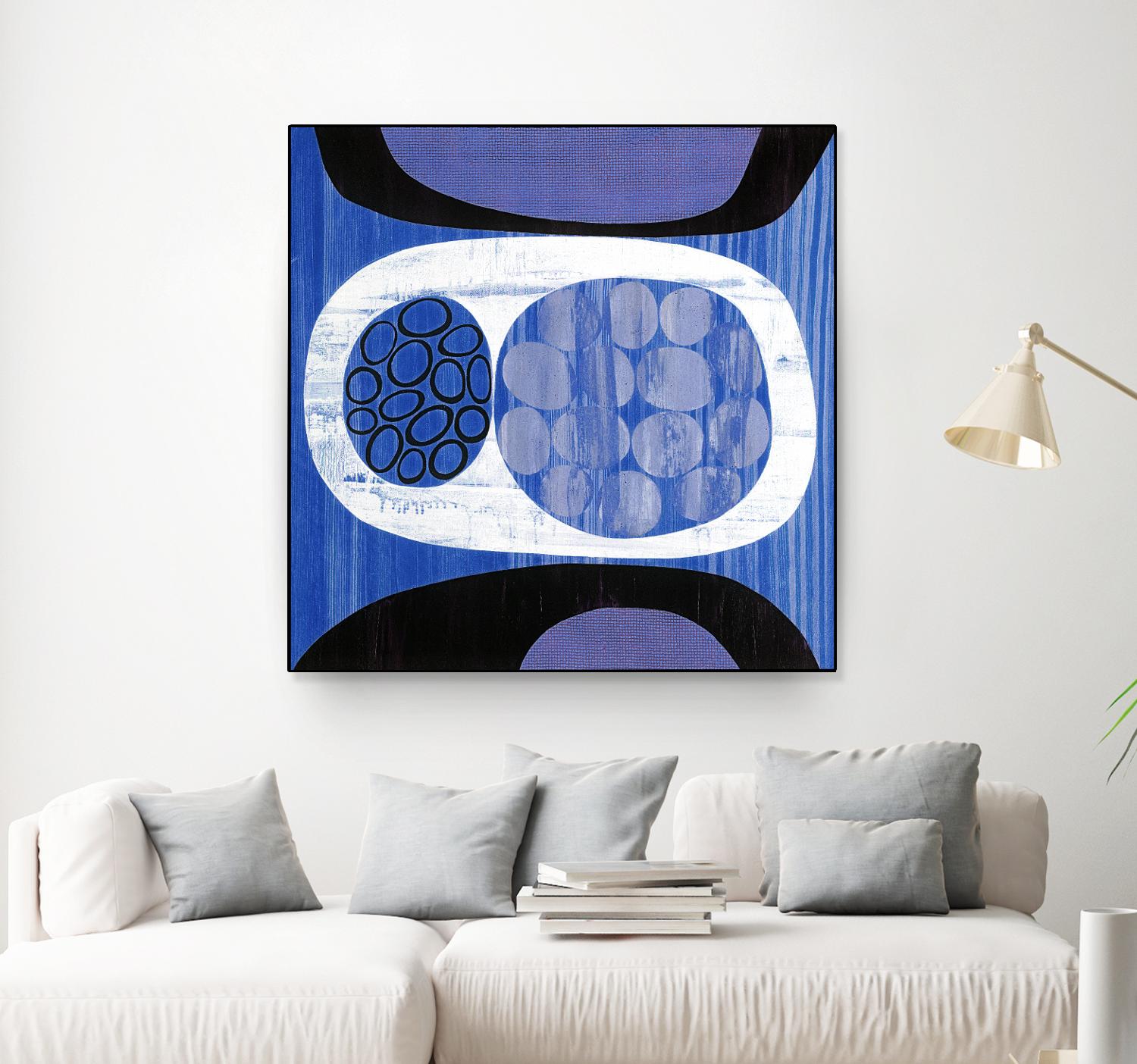 New Beginning II by Mary Calkins on GIANT ART - purple abstract