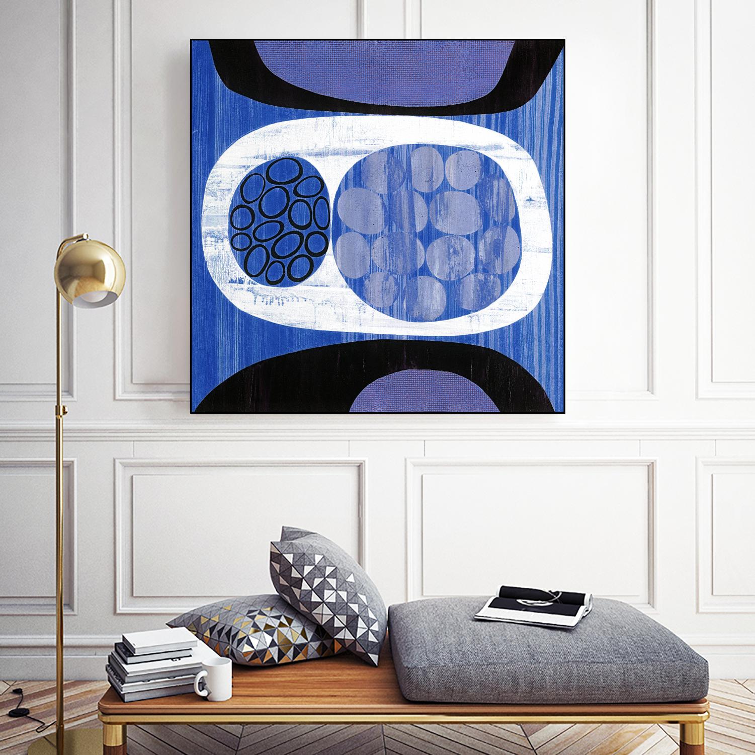 New Beginning II by Mary Calkins on GIANT ART - purple abstract