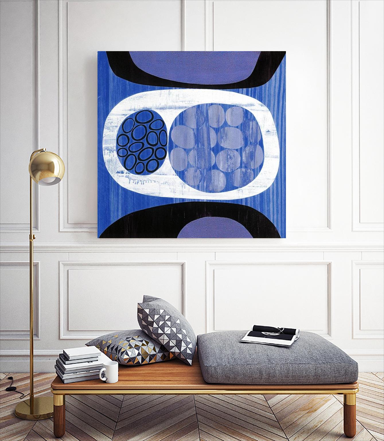 New Beginning II by Mary Calkins on GIANT ART - purple abstract