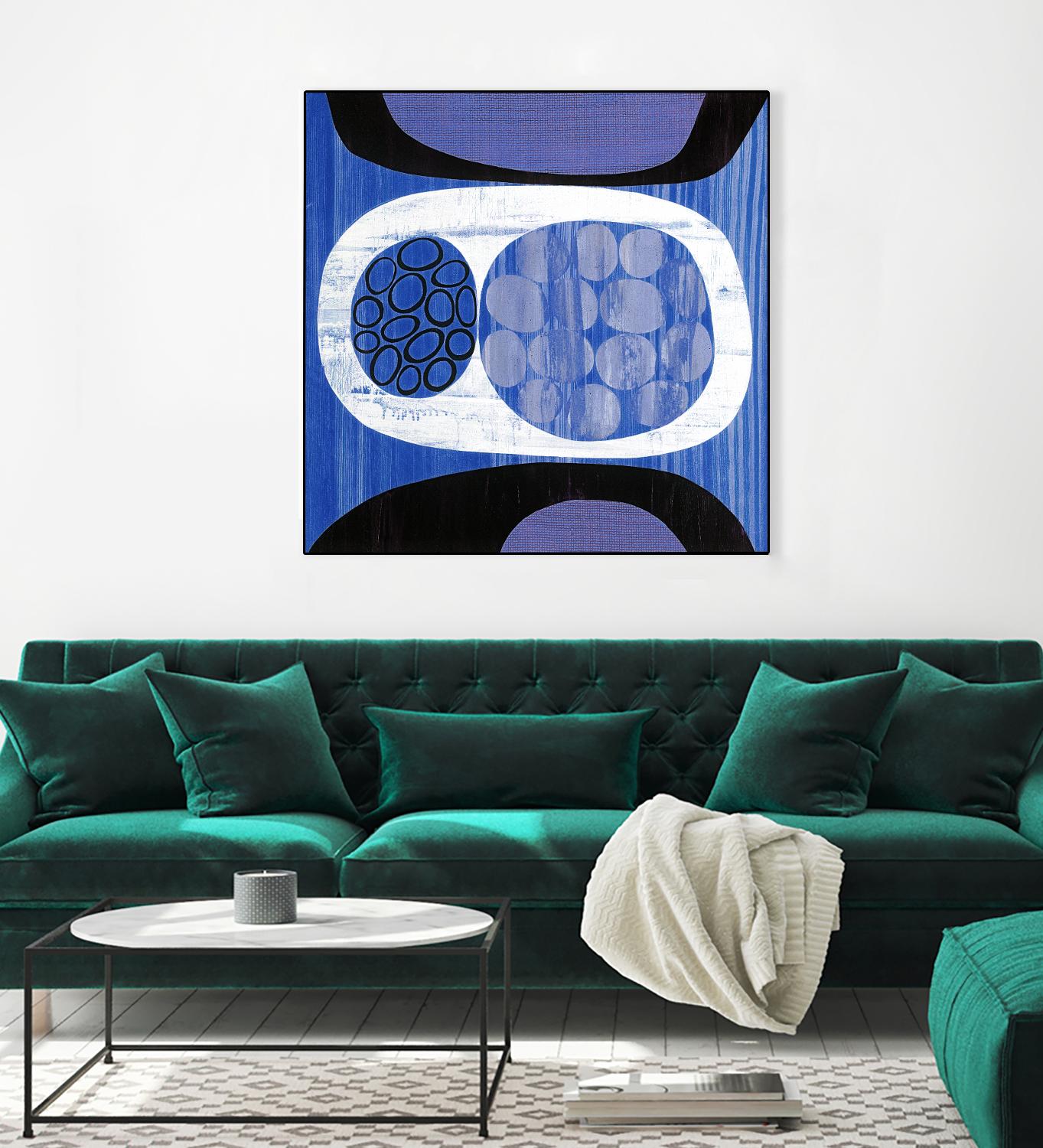 New Beginning II by Mary Calkins on GIANT ART - purple abstract