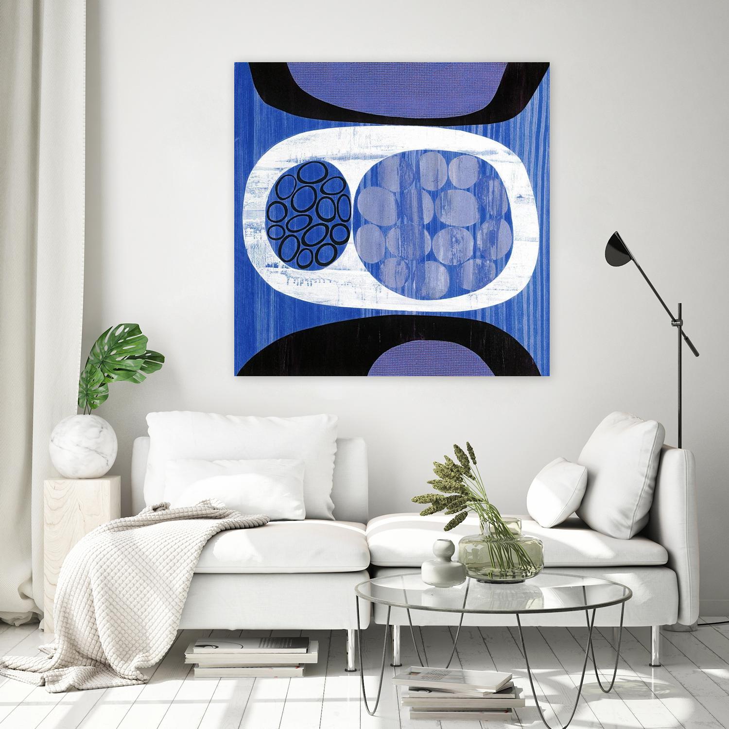 New Beginning II by Mary Calkins on GIANT ART - purple abstract