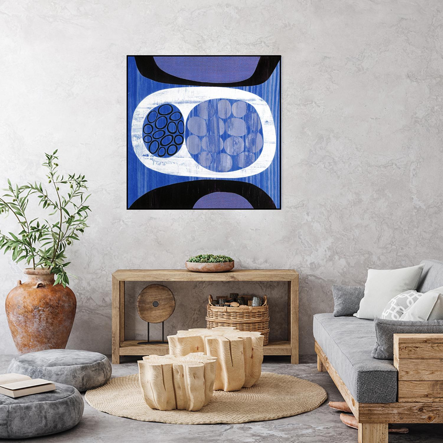 New Beginning II by Mary Calkins on GIANT ART - purple abstract