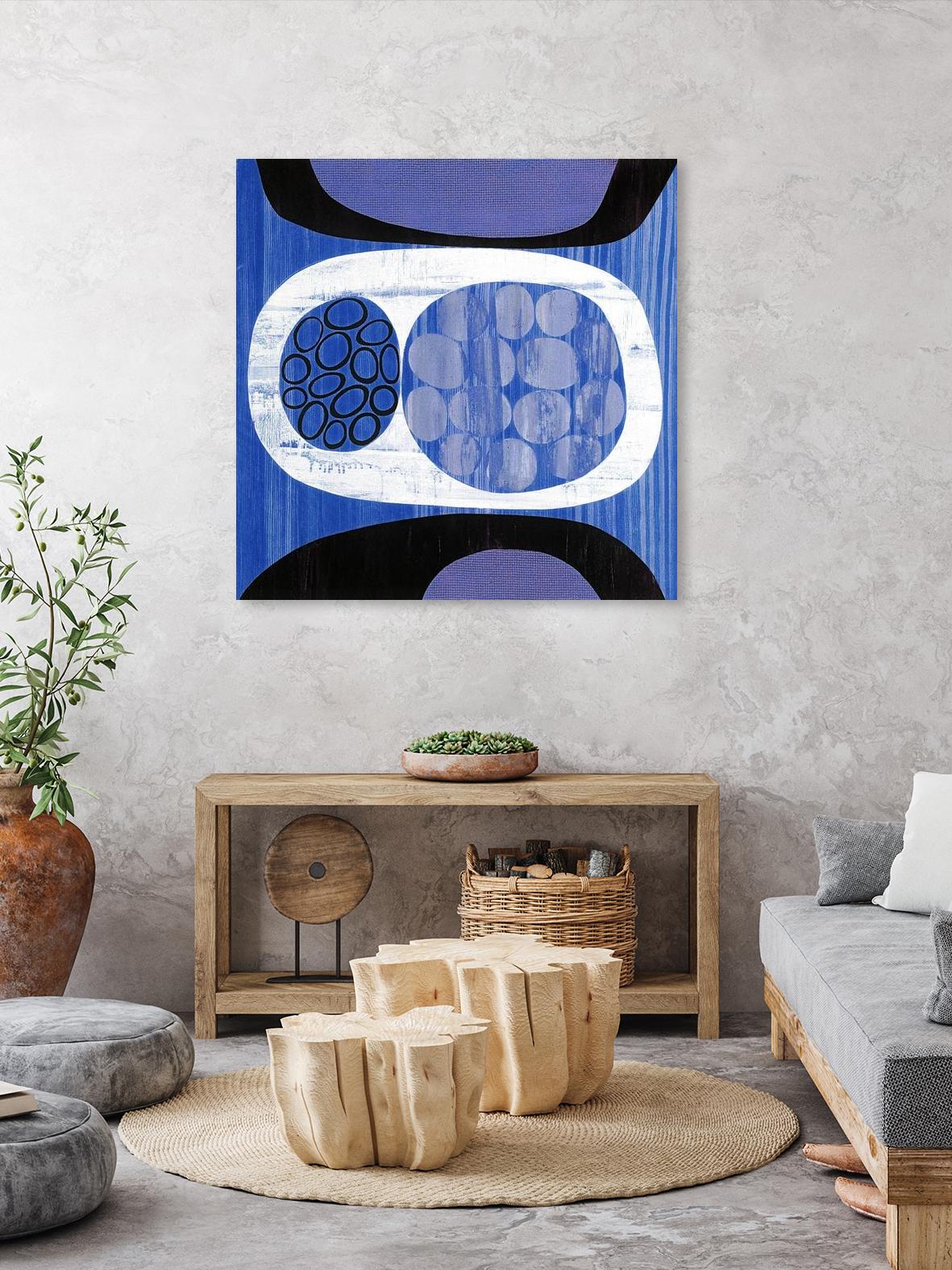 New Beginning II by Mary Calkins on GIANT ART - purple abstract