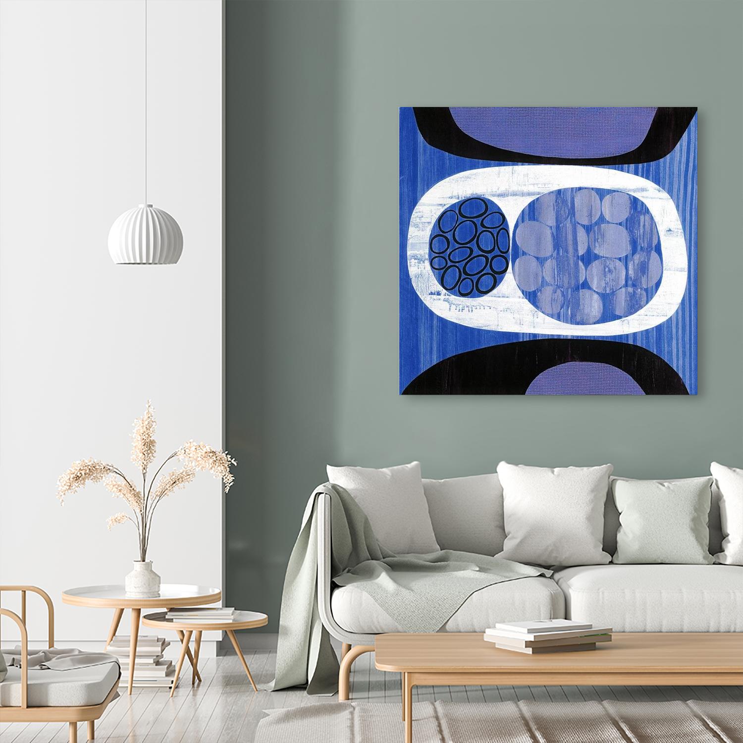 New Beginning II by Mary Calkins on GIANT ART - purple abstract