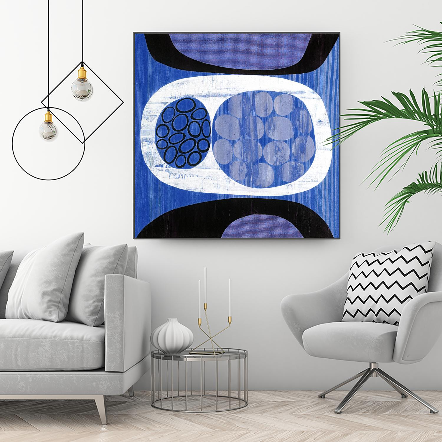 New Beginning II by Mary Calkins on GIANT ART - purple abstract