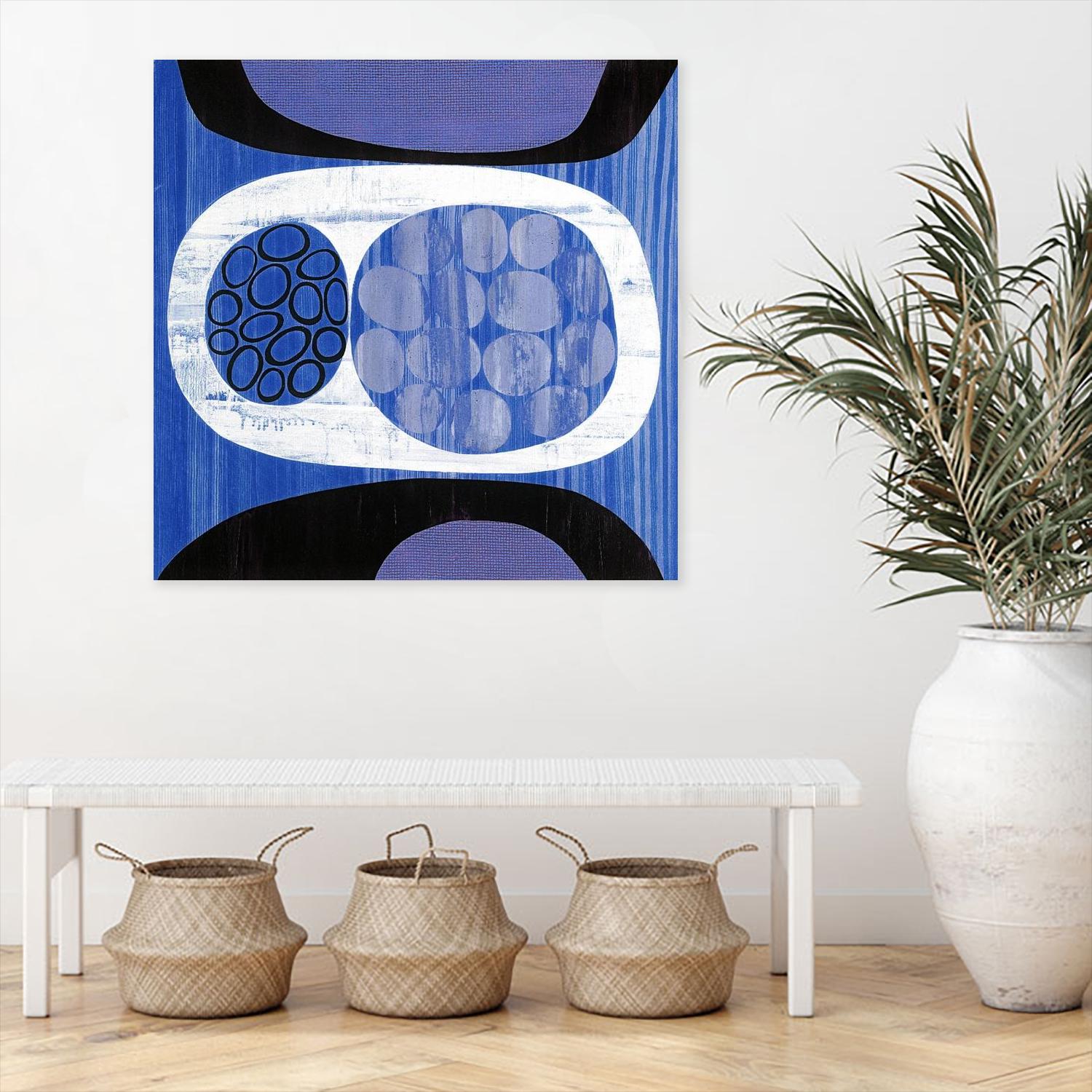 New Beginning II by Mary Calkins on GIANT ART - purple abstract