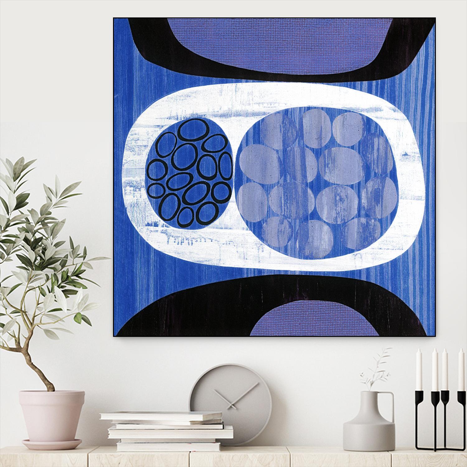 New Beginning II by Mary Calkins on GIANT ART - purple abstract