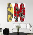 Empowerment I by Mary Calkins on GIANT ART - red abstract